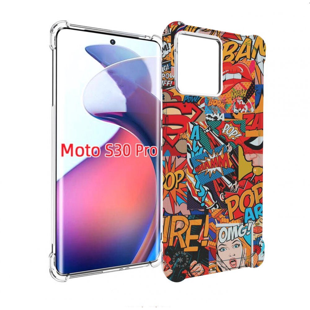 

Чехол MyPads Фон для Motorola Moto S30 Pro, Прозрачный, Tocco