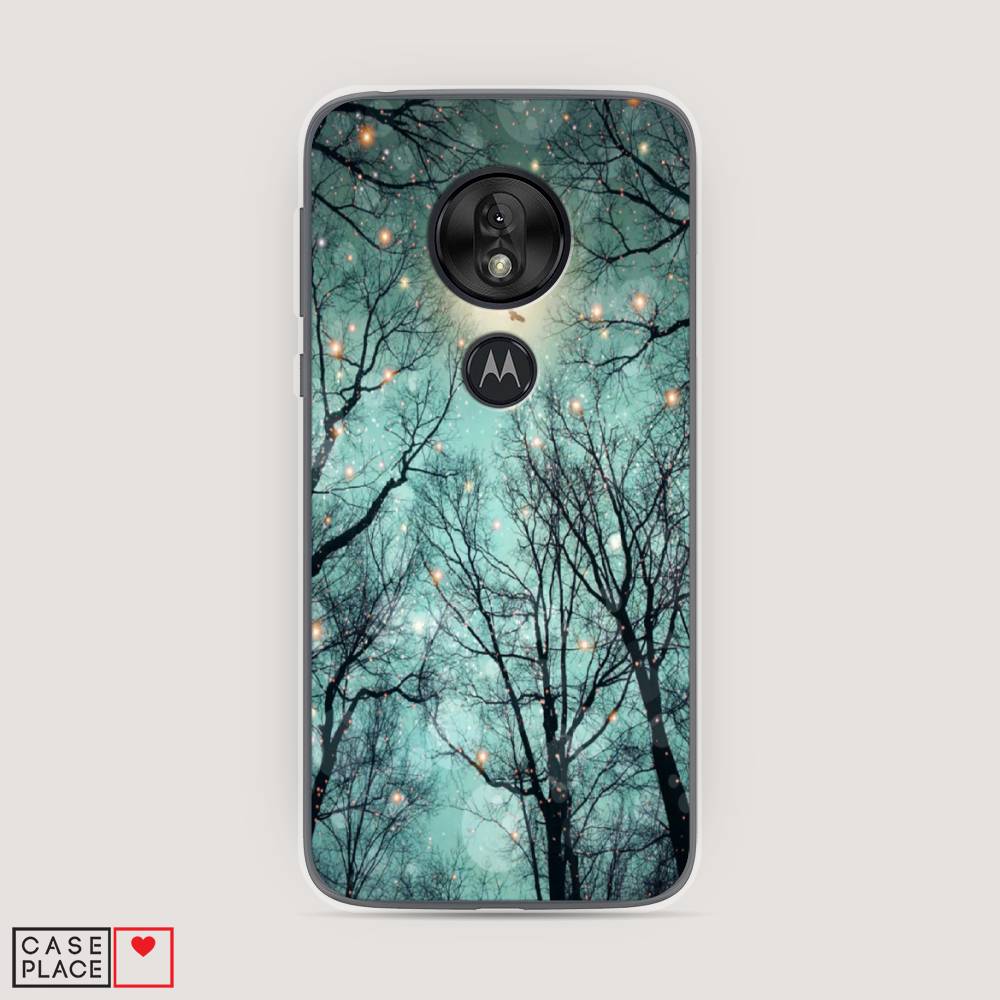 

Чехол Awog на Motorola Moto G7 Play / Моторола Мото G7 Плэй "Лес в сумерках", 241250-4