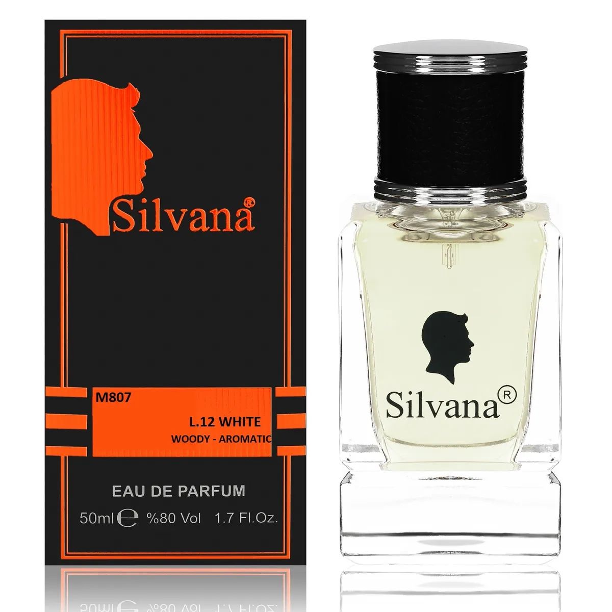 

Парфюмерная вода Silvana M807 L.12 WHITE 50 мл, M807 L.12 White Man, 50 мл