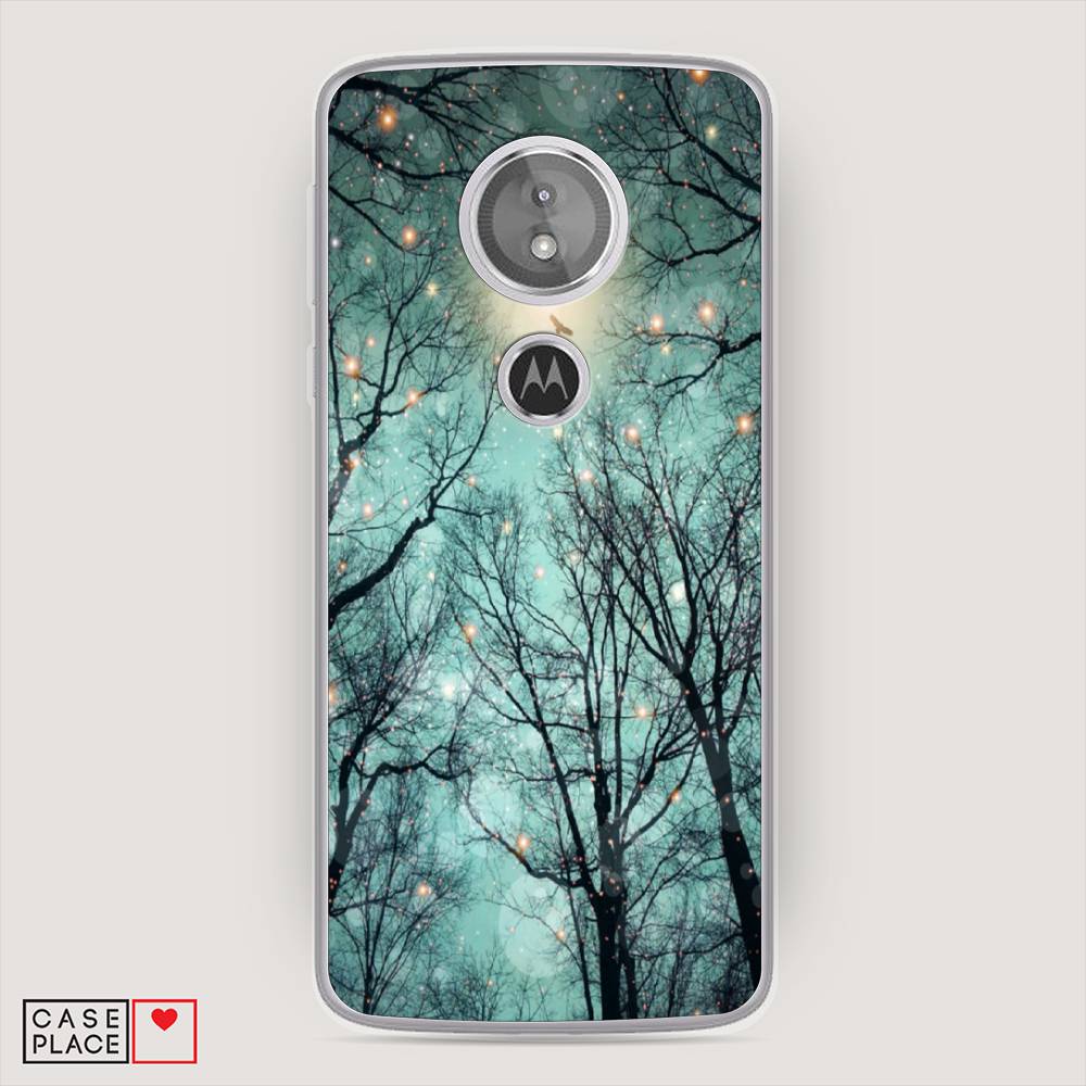 

Чехол Awog на Motorola Moto E5 / Моторола Мото E5 "Лес в сумерках", 241050-4