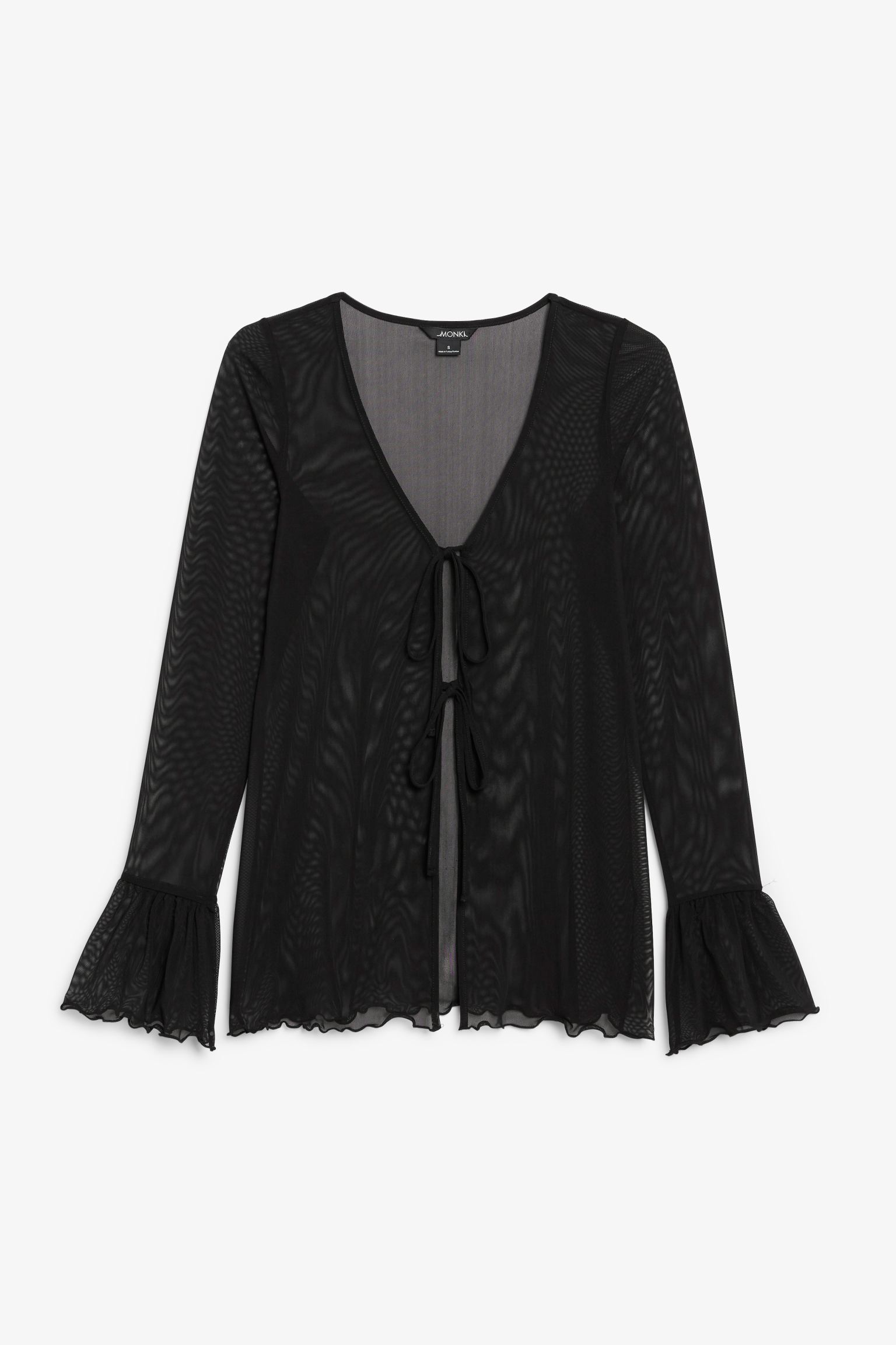 Блуза женская Monki 1137789002 черная S (доставка из-за рубежа)