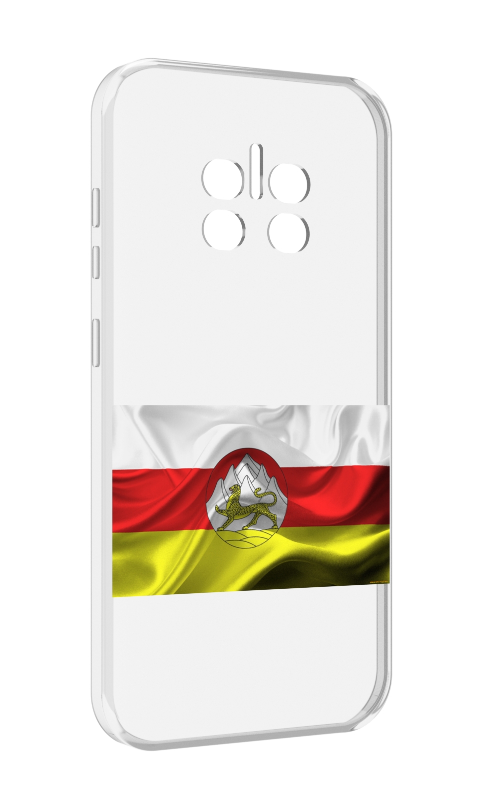

Чехол MyPads герб флаг южная осетия-1 для Doogee V11, Прозрачный, Tocco