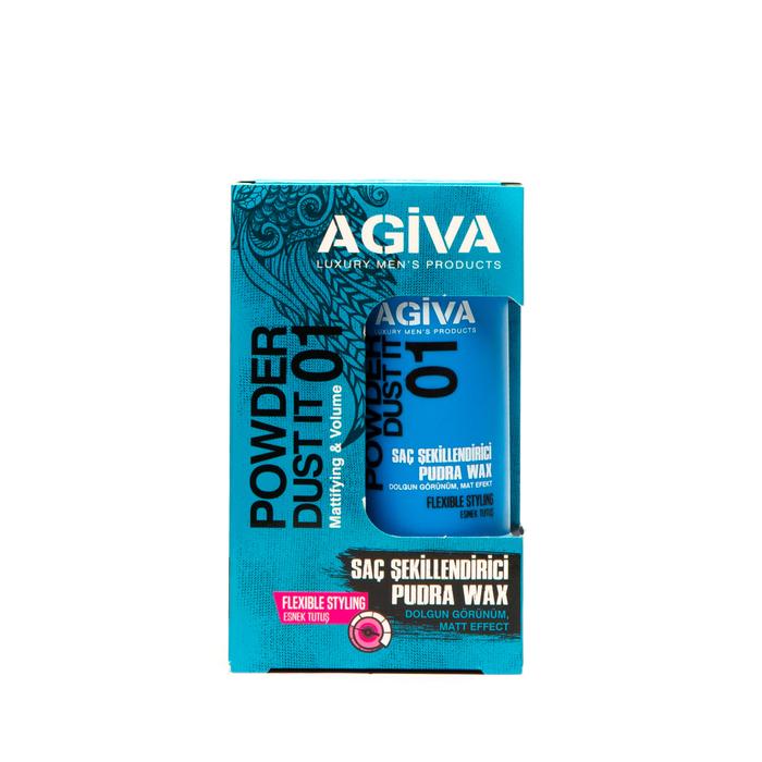 фото Пудра для укладки волос agiva hair styling powder wax 1 flexible styling 20г