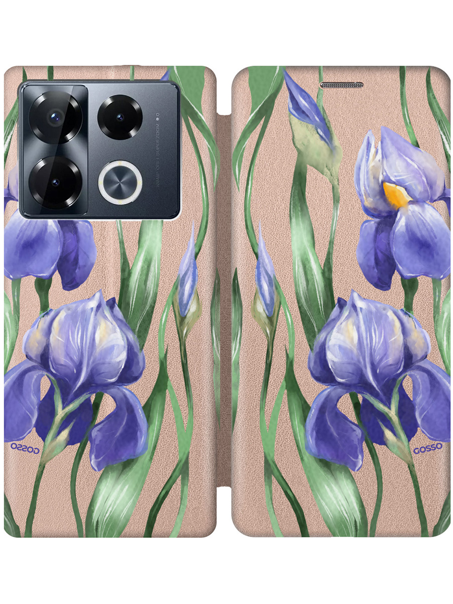 

Чехол-книжка на Infinix Note 40 Pro / 40 Pro 5g / 40 Pro+ 5g с принтом золотой 801137, Золотистый;прозрачный;белый;синий, 782627021