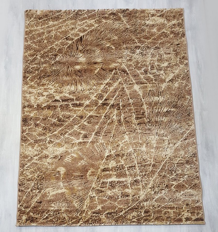 фото Ковер fruzan t067a прямой коричн 120x180 sofia rugs