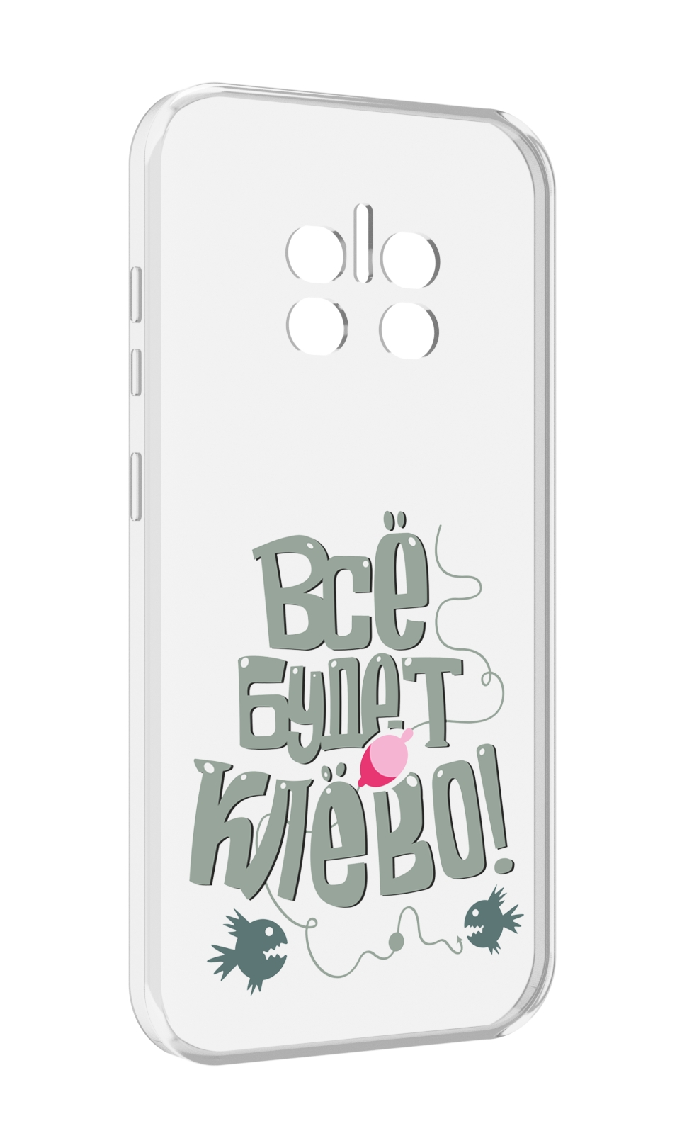 

Чехол MyPads все-будет-клево для Doogee V11, Прозрачный, Tocco