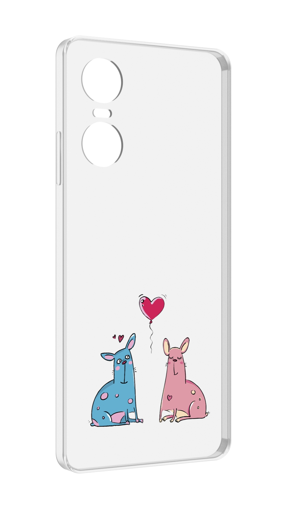 

Чехол Mypads Лама Любовь Для Tecno Pop 6 Pro, Прозрачный, Tocco