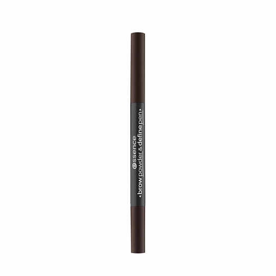 

Контурный карандаш и пудра для бровей 2 в 1 essence Brow Powder & Define Pen 04 deep brown