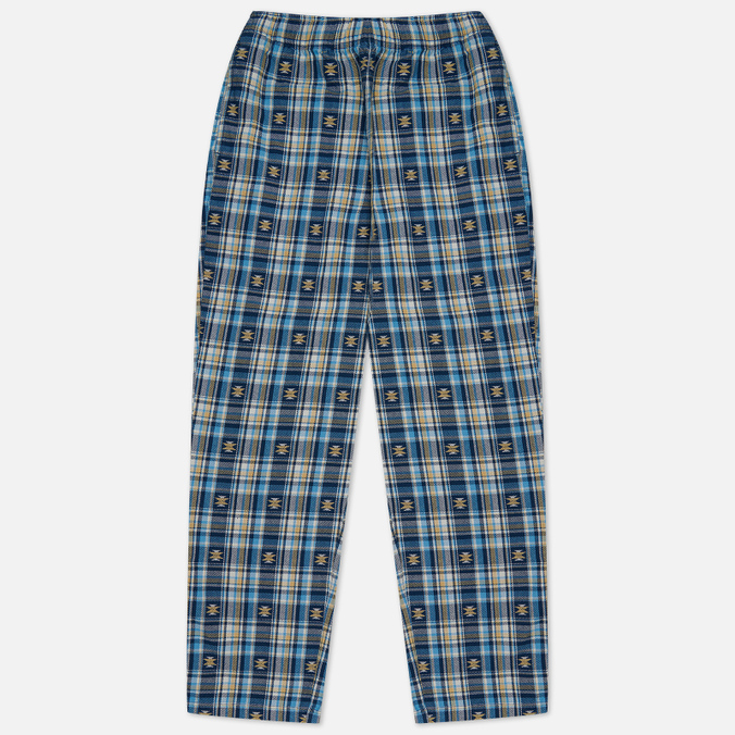 

Брюки мужские thisisneverthat African Check голубые S, African Check