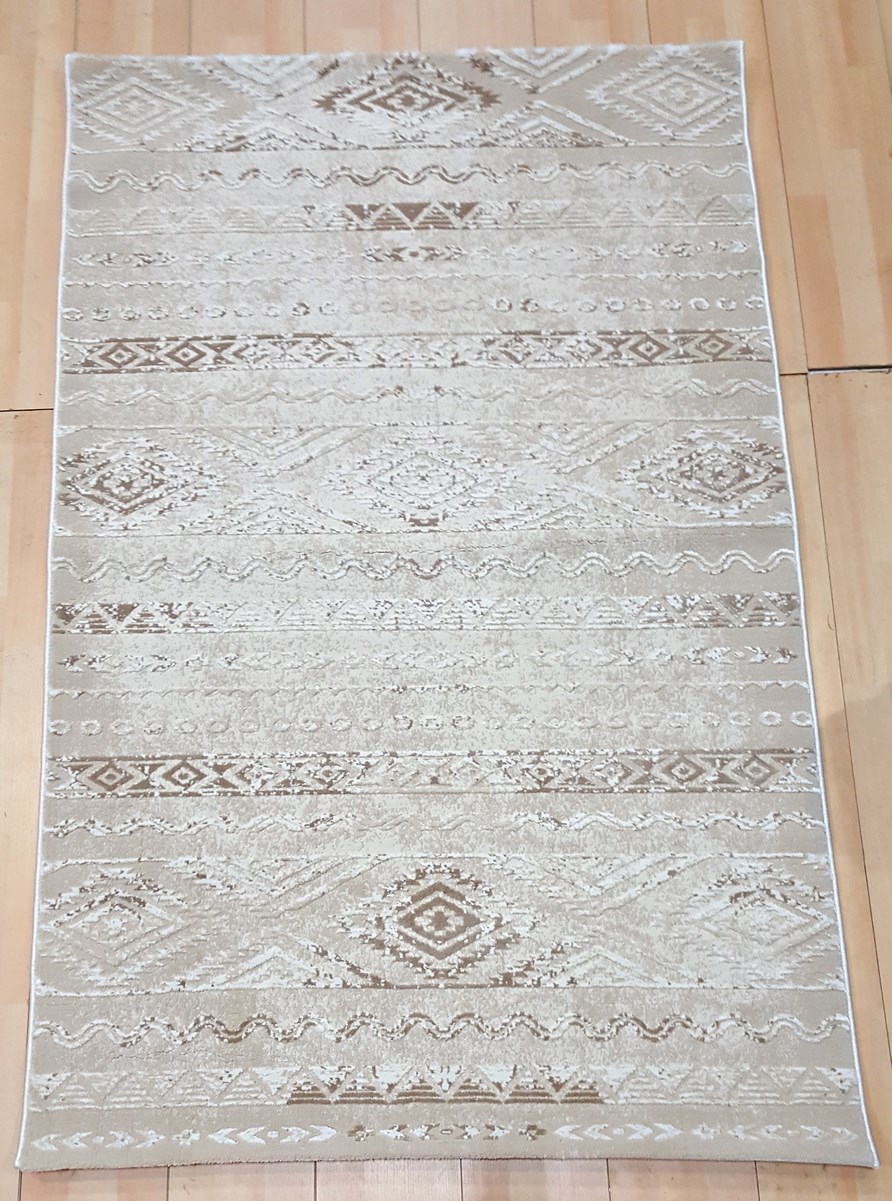 фото Ковер rixos 4199a прямой крем/корич 80x300 sofia rugs