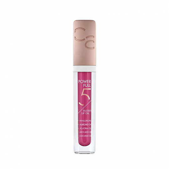 фото Масло для губ catrice power full 5 glossy lip oil - 050 glossy blackberry