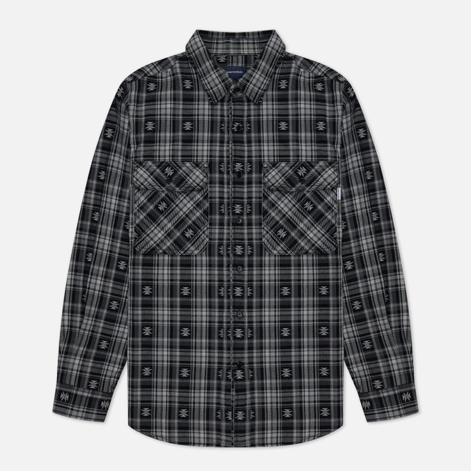 

Рубашка мужская thisisneverthat African Check черная M, African Check