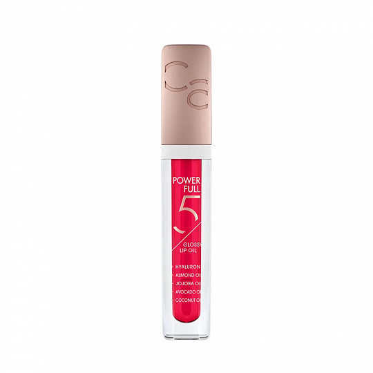 фото Масло для губ catrice power full 5 glossy lip oil - 040 raspberry glow