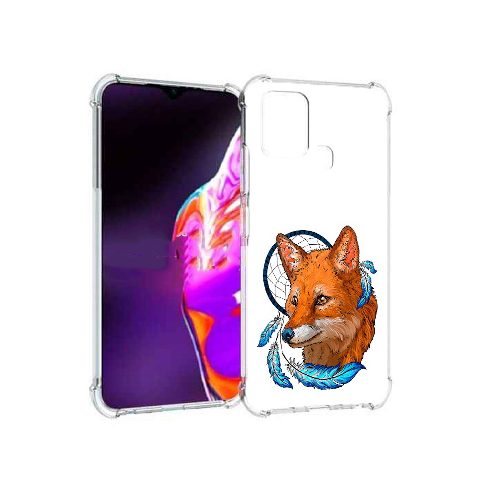 

Чехол MyPads Tocco для Infinix Hot 10s лиса и ловец снов, Прозрачный, Tocco