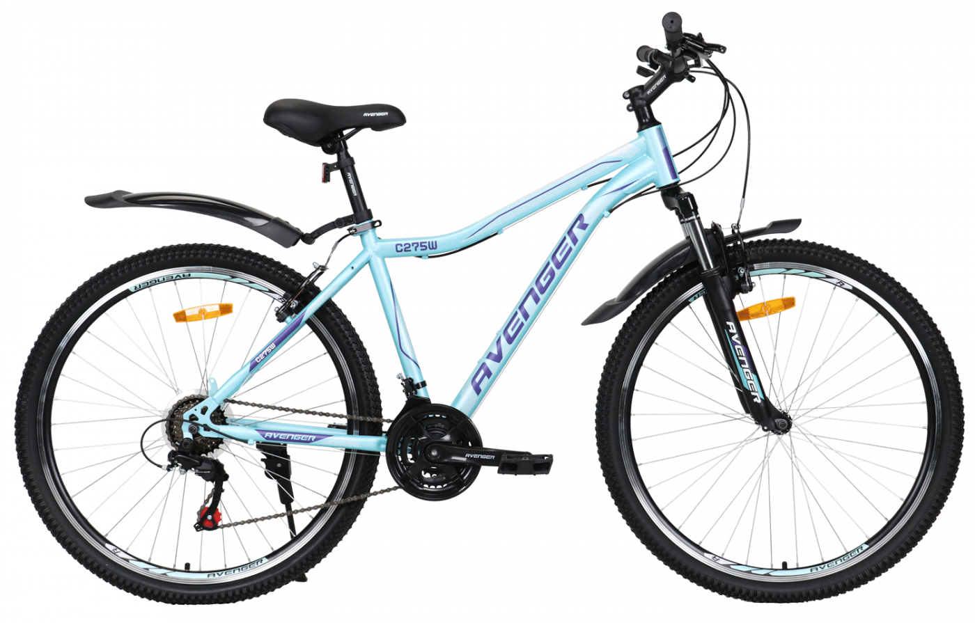 

Велосипед 27.5 Avenger C275W (17,5, Зеленый/фиолетовый)