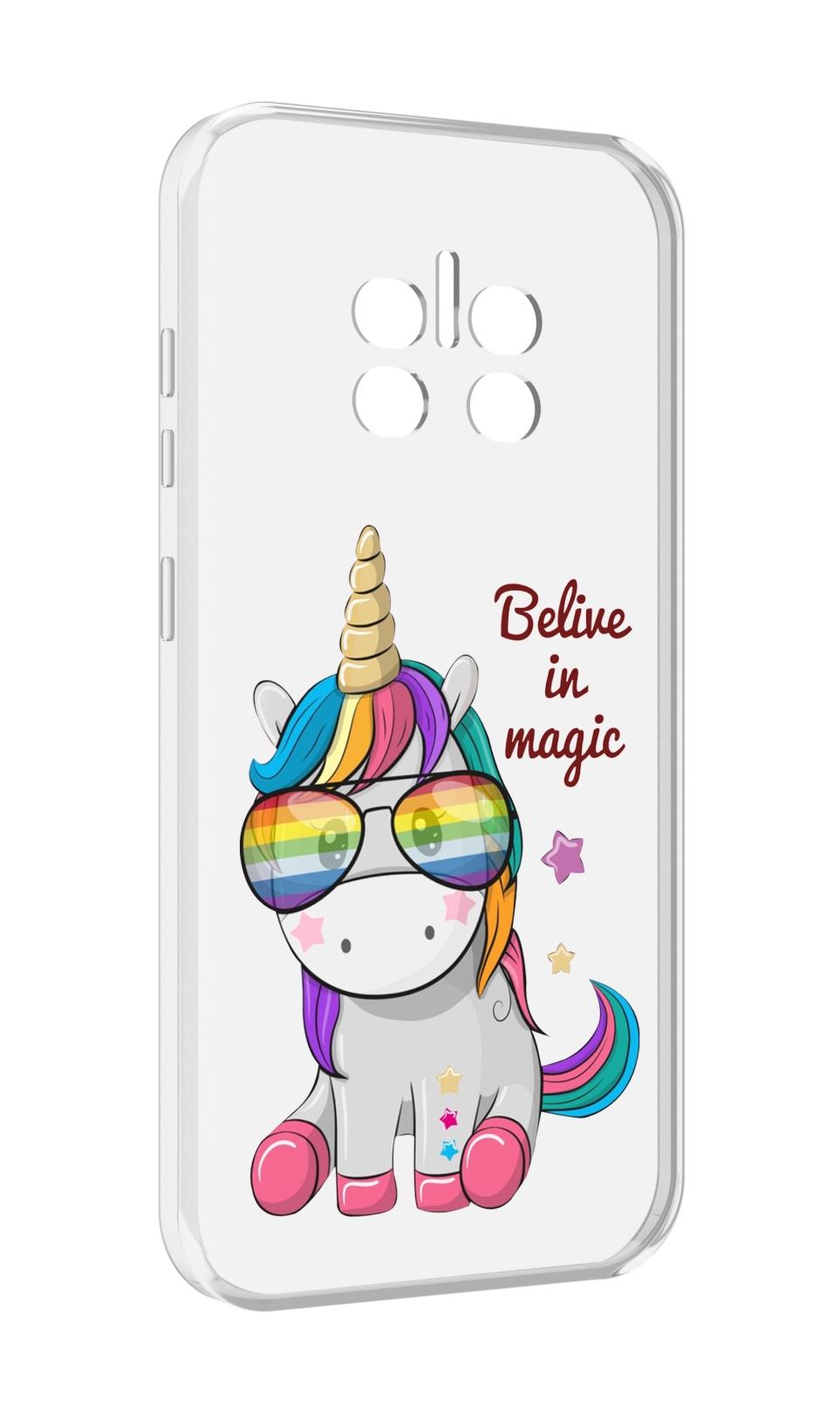 

Чехол MyPads верю-в-магию детский для Doogee V11, Прозрачный, Tocco