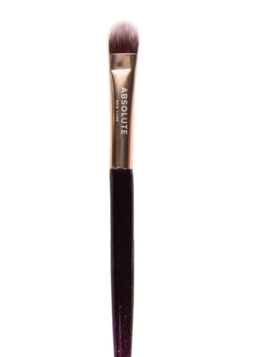 Кисть Absolute New York для теней для век Flat Dense Shader Brush плотная, плоская кисть для теней revolution relove eye flat crease eye brush плоская синяя