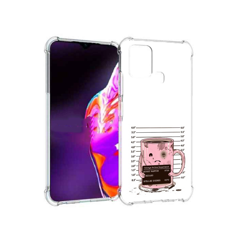 

Чехол MyPads Tocco для Infinix Hot 10s кружка, Прозрачный, Tocco