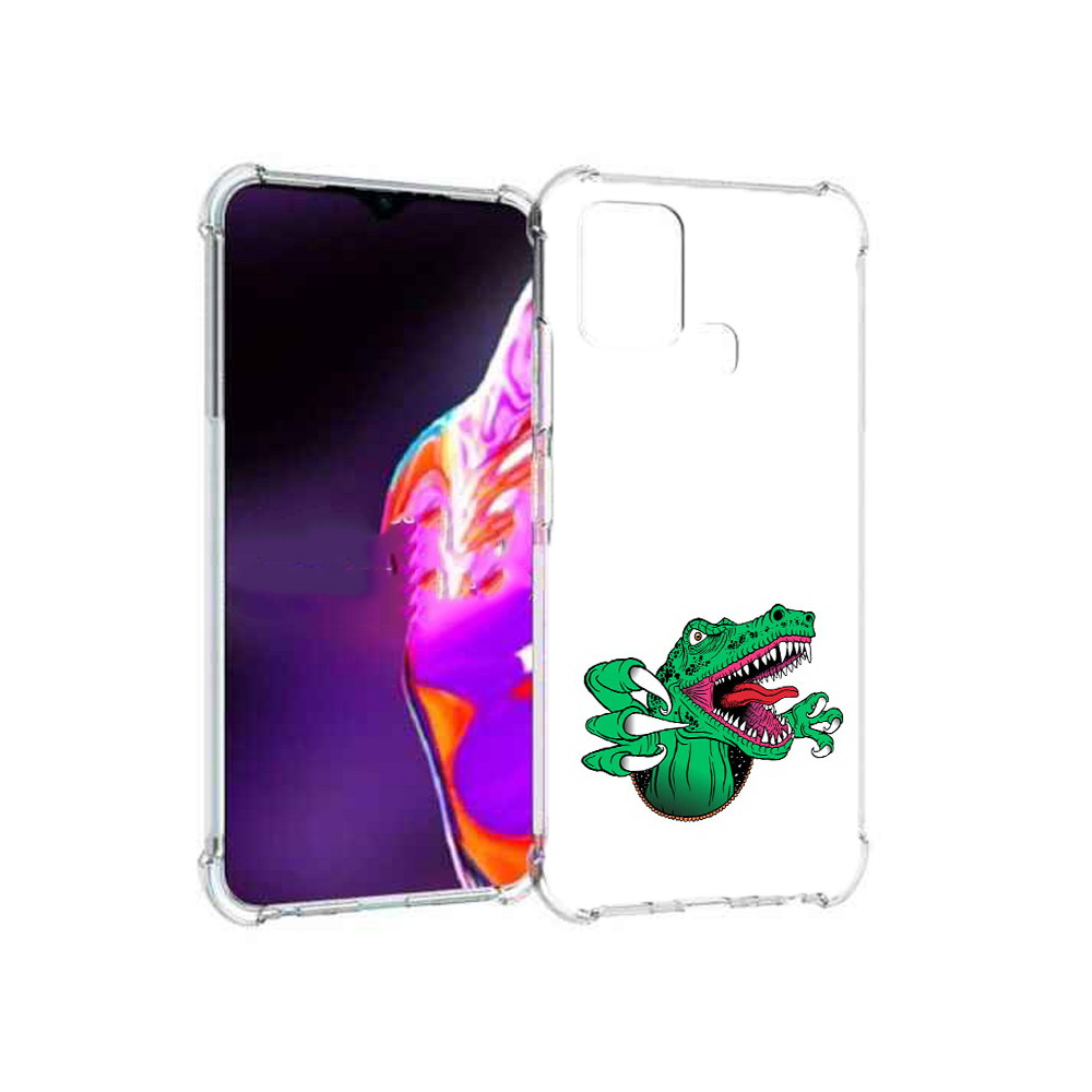 

Чехол MyPads Tocco для Infinix Hot 10s крокодил, Прозрачный, Tocco