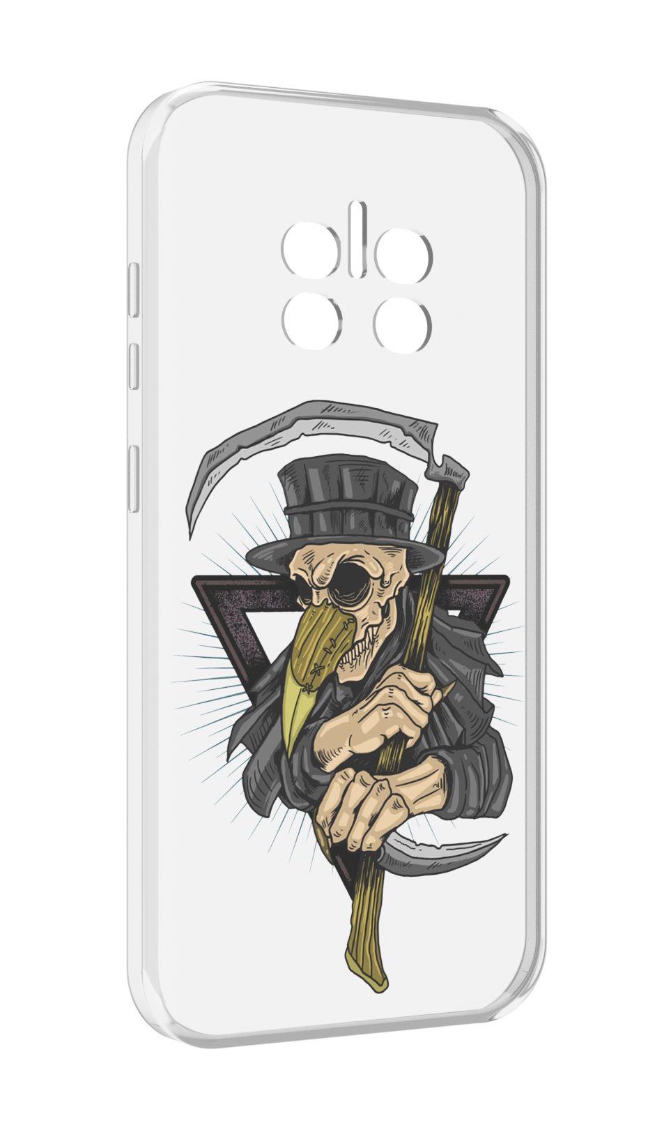 

Чехол MyPads борец-с-чумой для Doogee V11, Прозрачный, Tocco