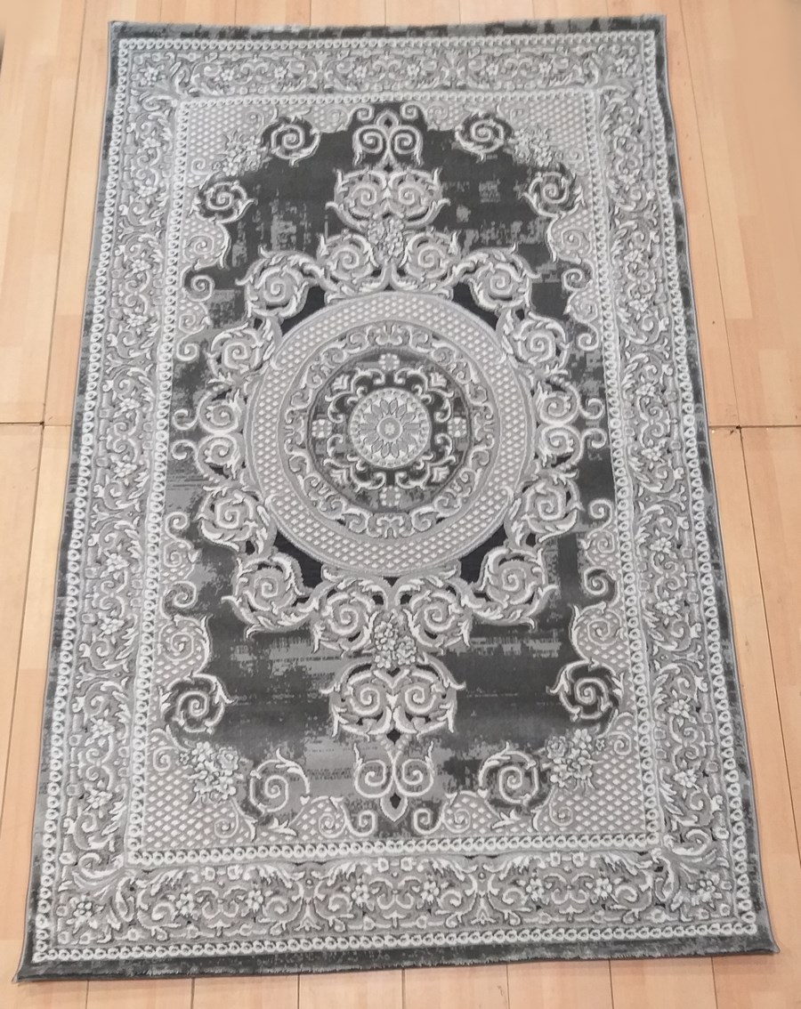 фото Ковер pegas 3966f прямой cерый 150x300 sofia rugs