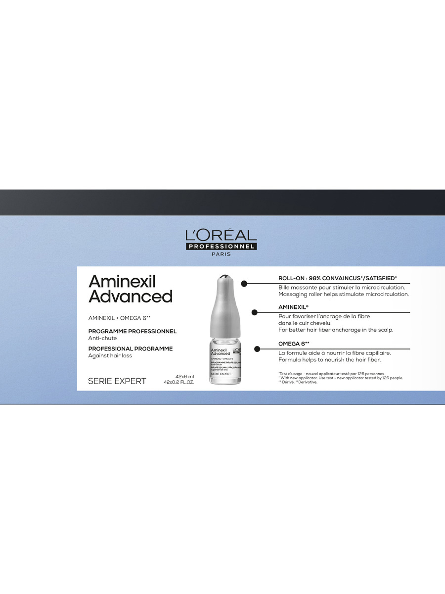 Купить Ампулы L'Oreal Professionnel Aminexil Advanced Expert против выпадения волос, 42*6, Serie Expert