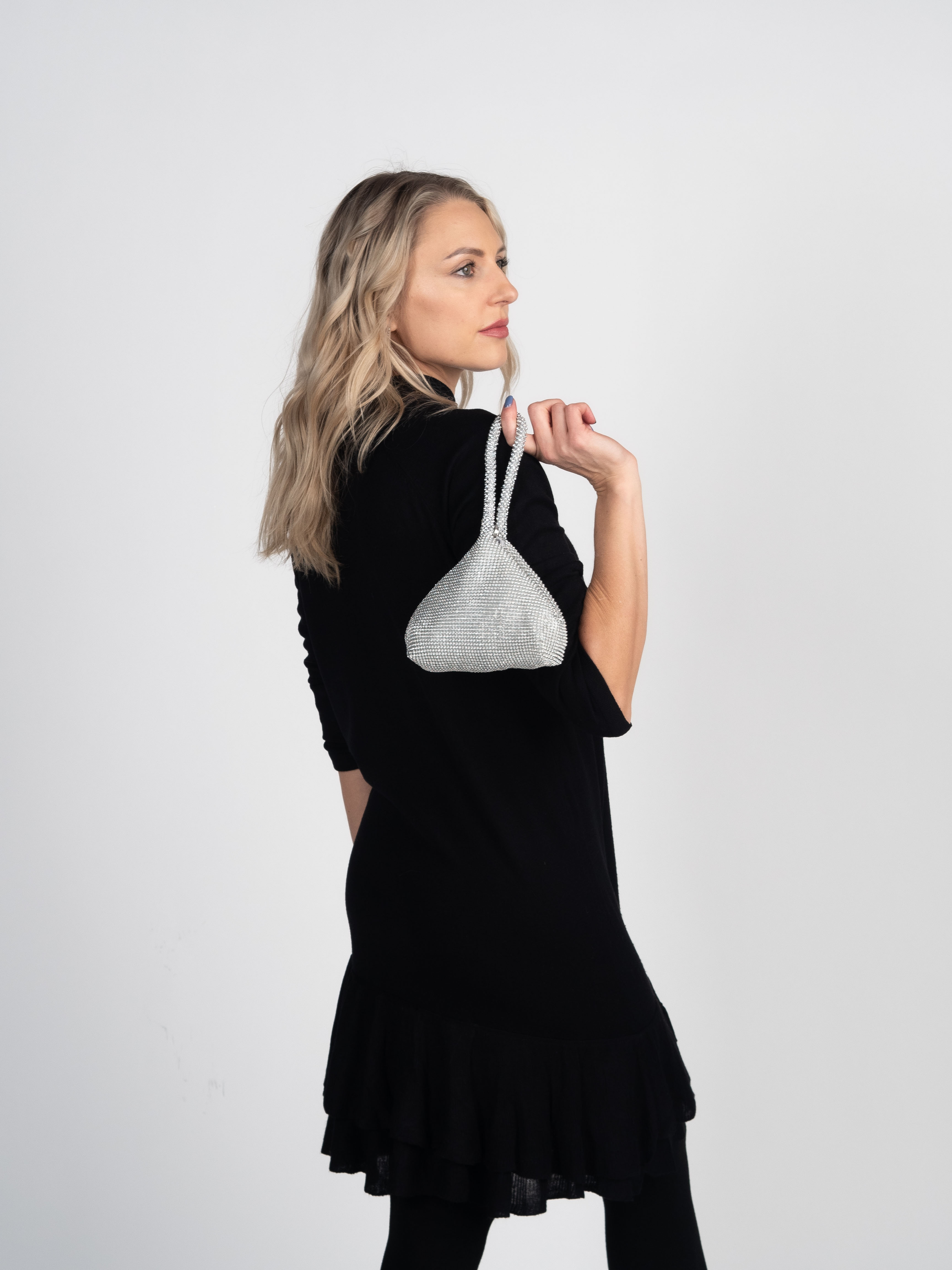 Сумка женская AVSEN Gir-865 серебистая