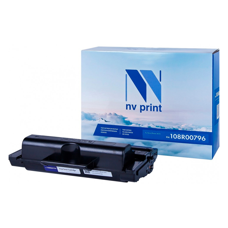 Картридж для лазерного принтера NV Print 108R00796 черный, совместимый
