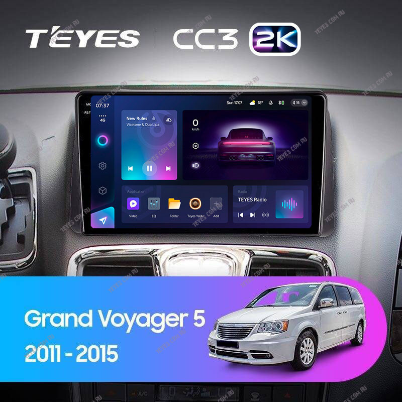 

Магнитола Teyes CC3 2K 4/64 для Chrysler Grand Voyager 5 (2011-2015), CC3 2K