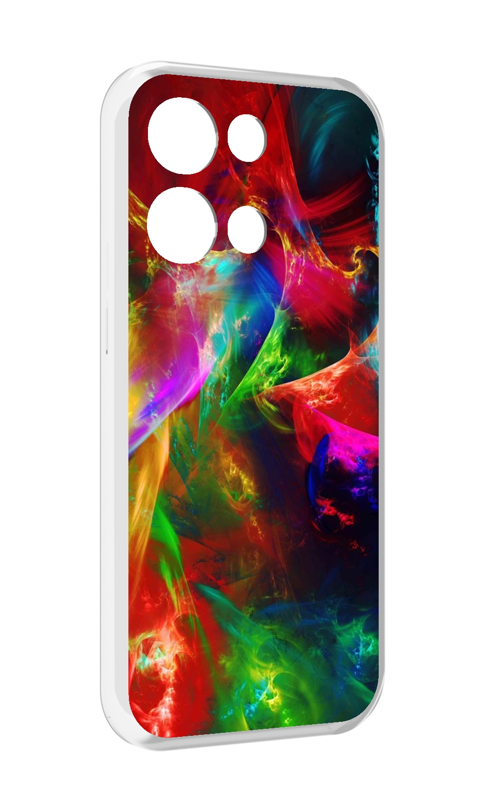 

Чехол MyPads Сияние-красок для OPPO Reno8 Pro, Прозрачный, Tocco