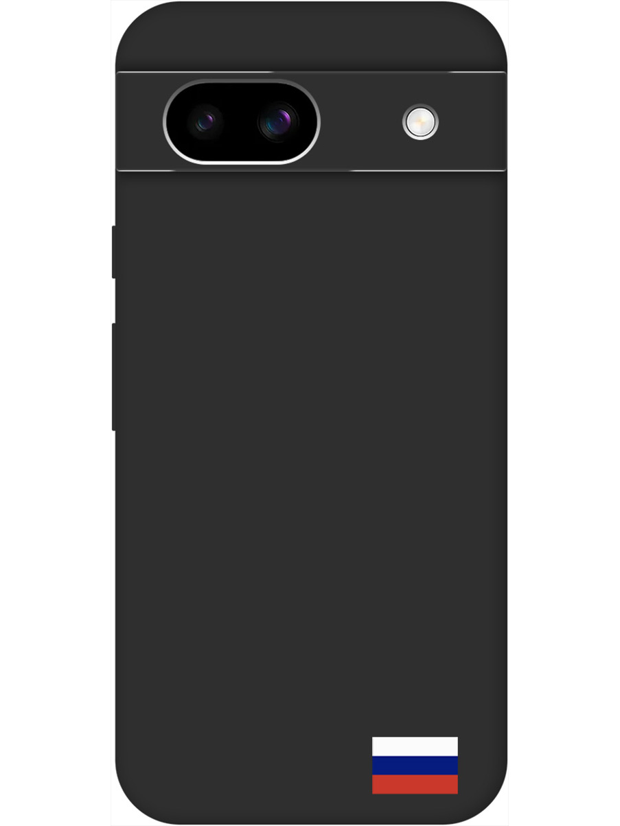 

Силиконовый чехол на Google Pixel 8a с принтом "Флаг РФ" матовый черный, Черный;белый;красный;синий, 784809181