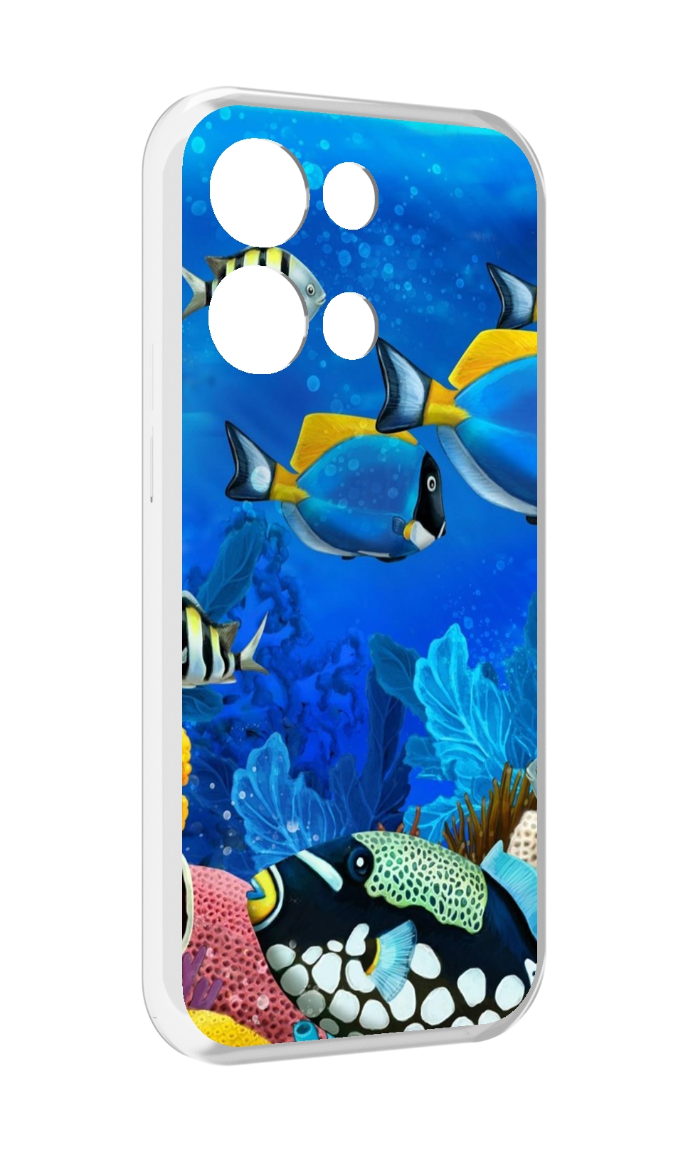 

Чехол MyPads Рыбки для OPPO Reno8 Pro, Прозрачный, Tocco