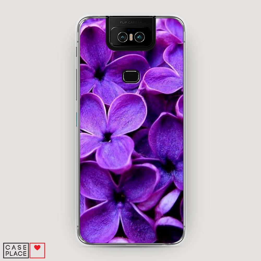 

Чехол Awog "Сирень крупная" для Asus Zenfone 6 ZS630KL, 43950-8