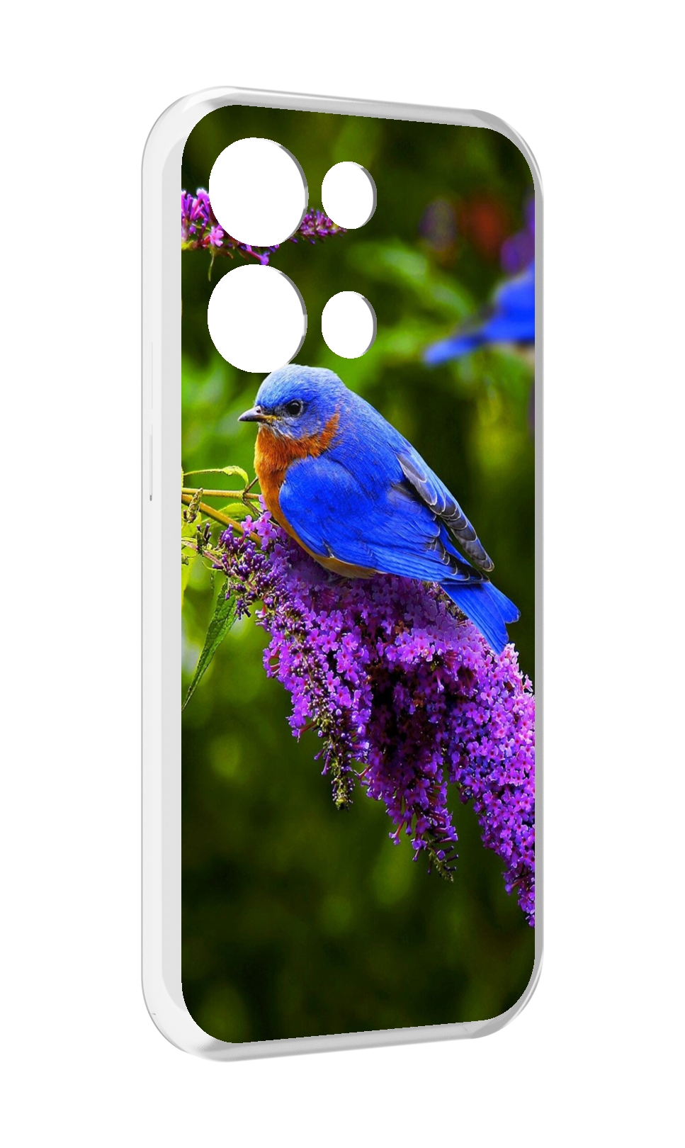 

Чехол MyPads Птица-сиреневая для OPPO Reno8 Pro, Прозрачный, Tocco