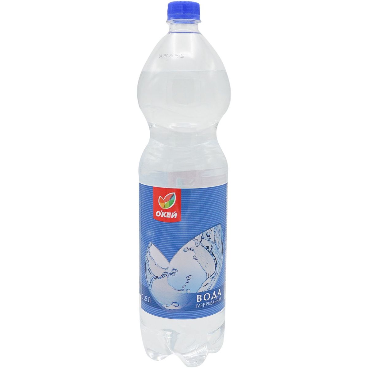 

Вода питьевая О'кей газированная 1,5 л