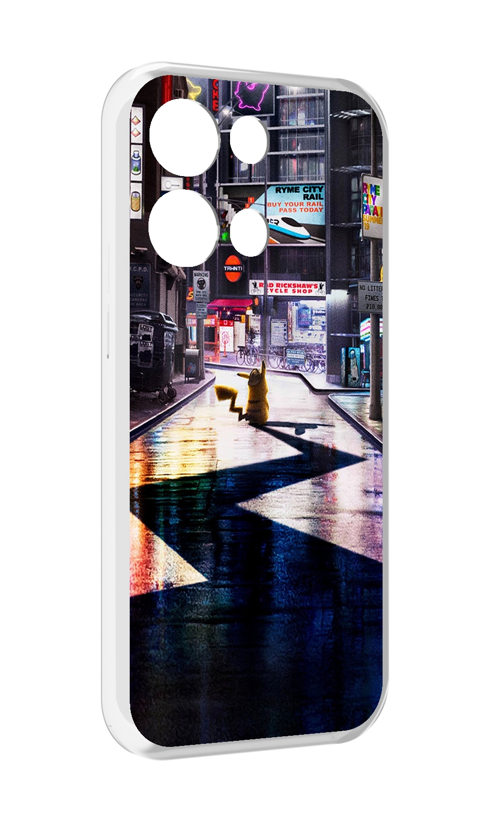 

Чехол MyPads Пикачу-в-городе для OPPO Reno8 Pro, Прозрачный, Tocco