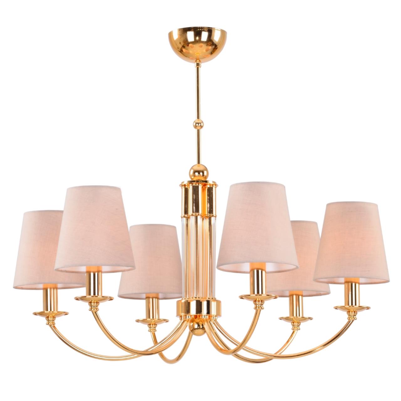 Светильник потолочный Crystal Lux CAMILA, CAMILA SP6 GOLD, 360W, E14