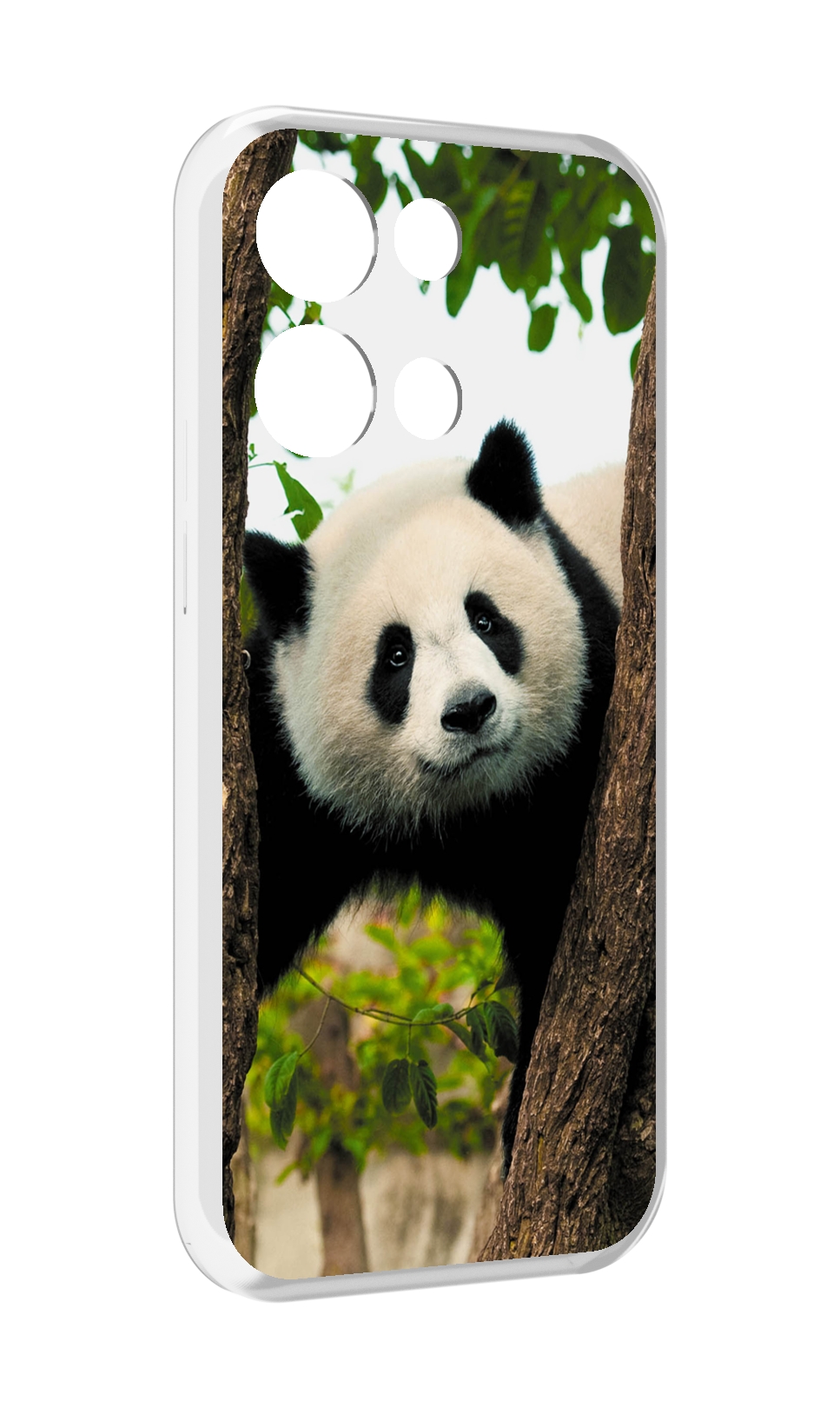 

Чехол MyPads Панда-на-дереве для OPPO Reno8 Pro, Прозрачный, Tocco