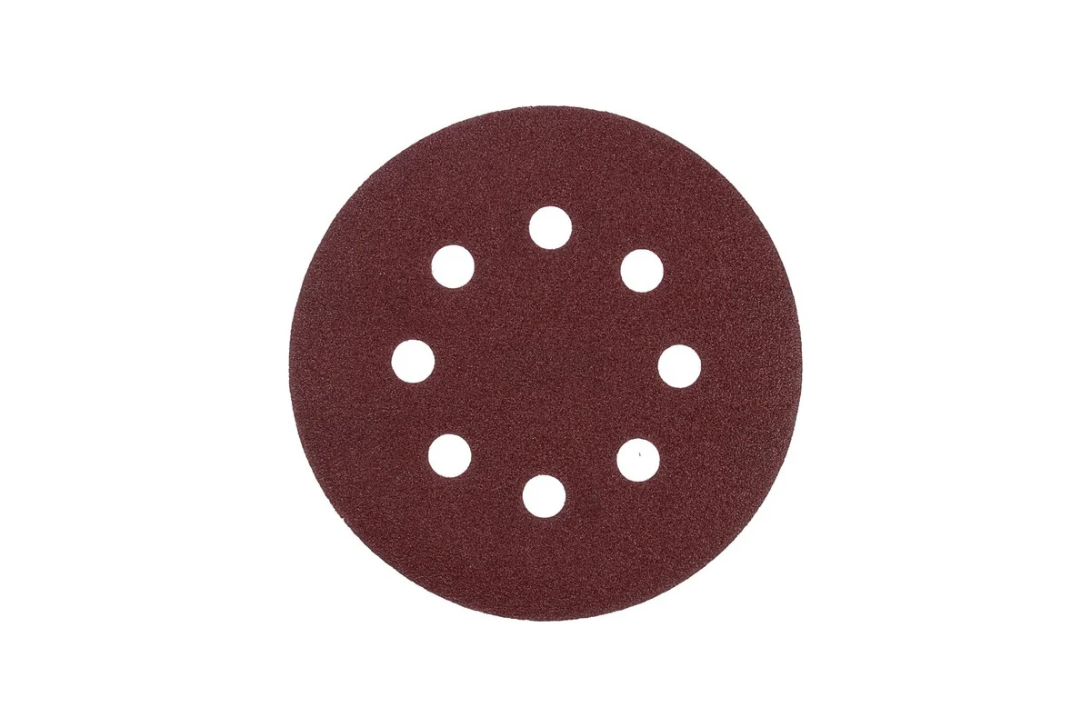 

TUNDRA Круг абразивный шлифовальный под "липучку" , перфорированный, 125 мм, Р600, 10 шт.