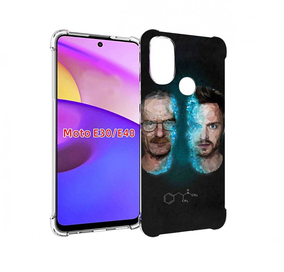 

Чехол бампер MyPads во-все-тяжкие для Motorola Moto E30., Прозрачный, Tocco
