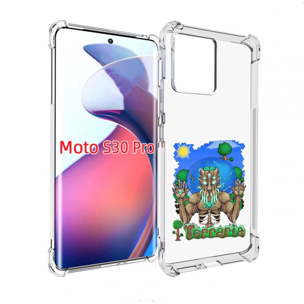 

Чехол MyPads Террария для Motorola Moto S30 Pro, Прозрачный, Tocco