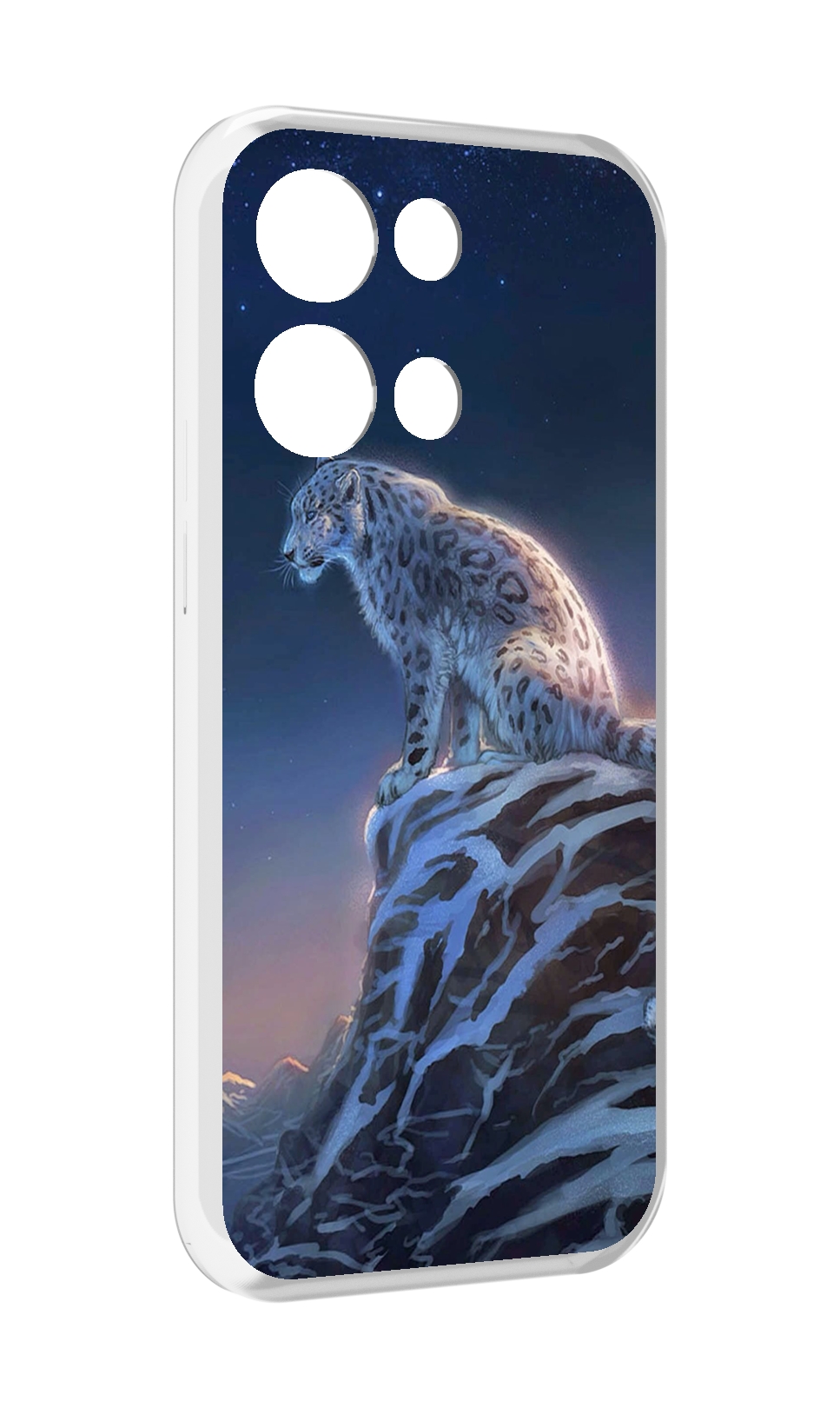 

Чехол MyPads Одинокий-Барс для OPPO Reno8 Pro, Прозрачный, Tocco