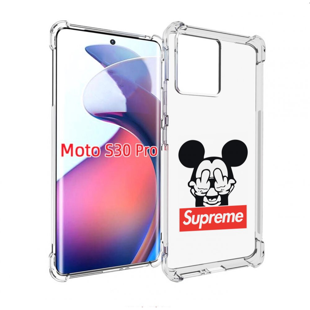 

Чехол MyPads Супримовский-Микки-маус для Motorola Moto S30 Pro, Прозрачный, Tocco