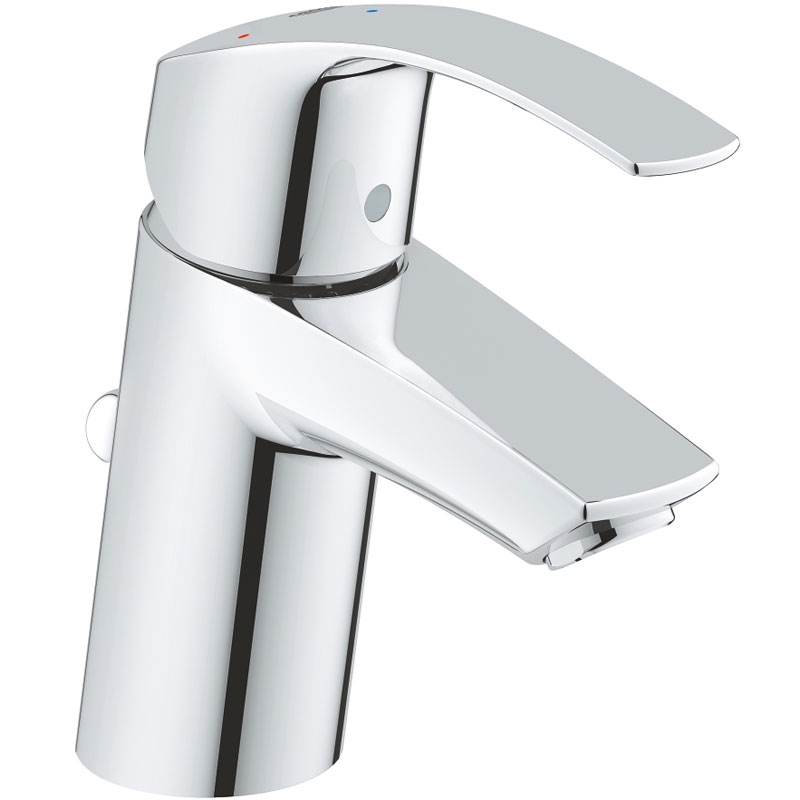 

Смеситель для раковины со сливным гарнитуром Grohe Eurosmart New Хром (32926002)