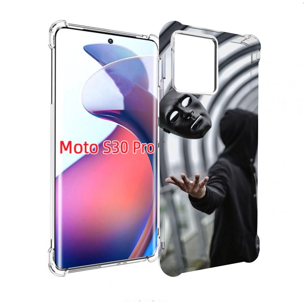 

Чехол MyPads Сними-маску для Motorola Moto S30 Pro, Прозрачный, Tocco