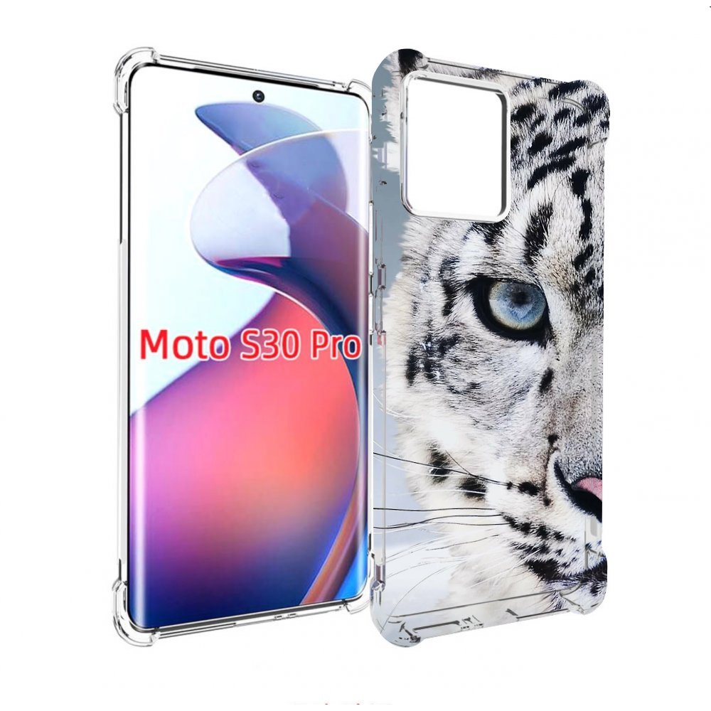 

Чехол MyPads Снежный-барс для Motorola Moto S30 Pro, Прозрачный, Tocco