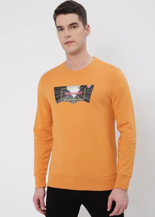 

Свитшот мужской Levi's 596380 оранжевый M, 596380