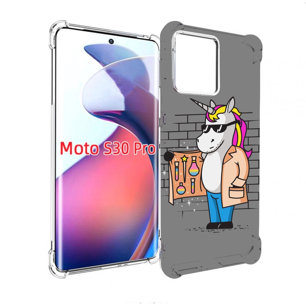 

Чехол MyPads Продавец-единорог для Motorola Moto S30 Pro, Прозрачный, Tocco