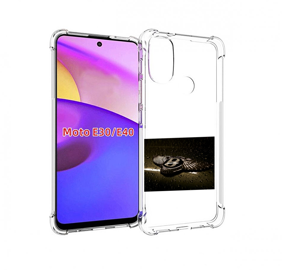 

Чехол бампер MyPads бентли bentley 2 мужской для Motorola Moto E, Прозрачный, Tocco