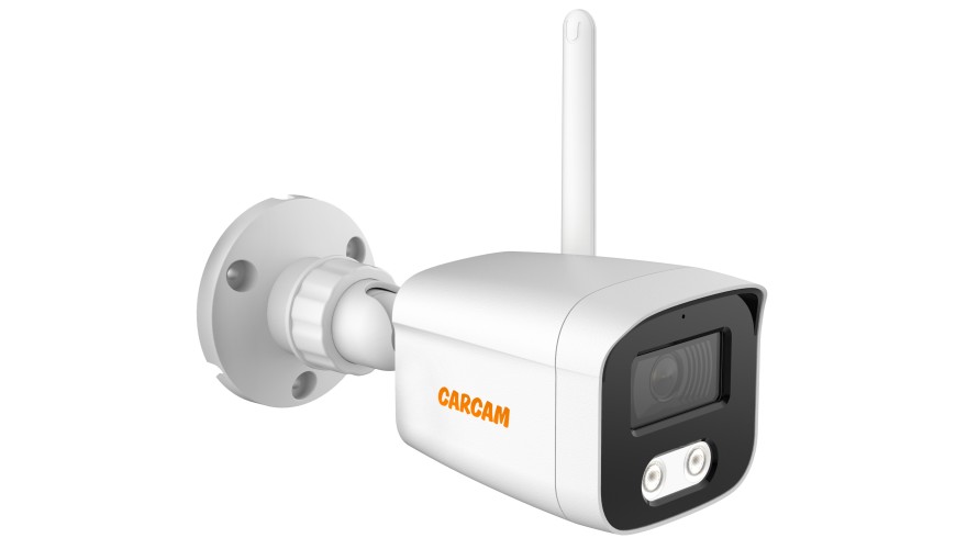 

IP-камера с поддержкой Wi-Fi CARCAM 4MP WiFi Bullet IP Camera 4165SD, Белый, 4165SD